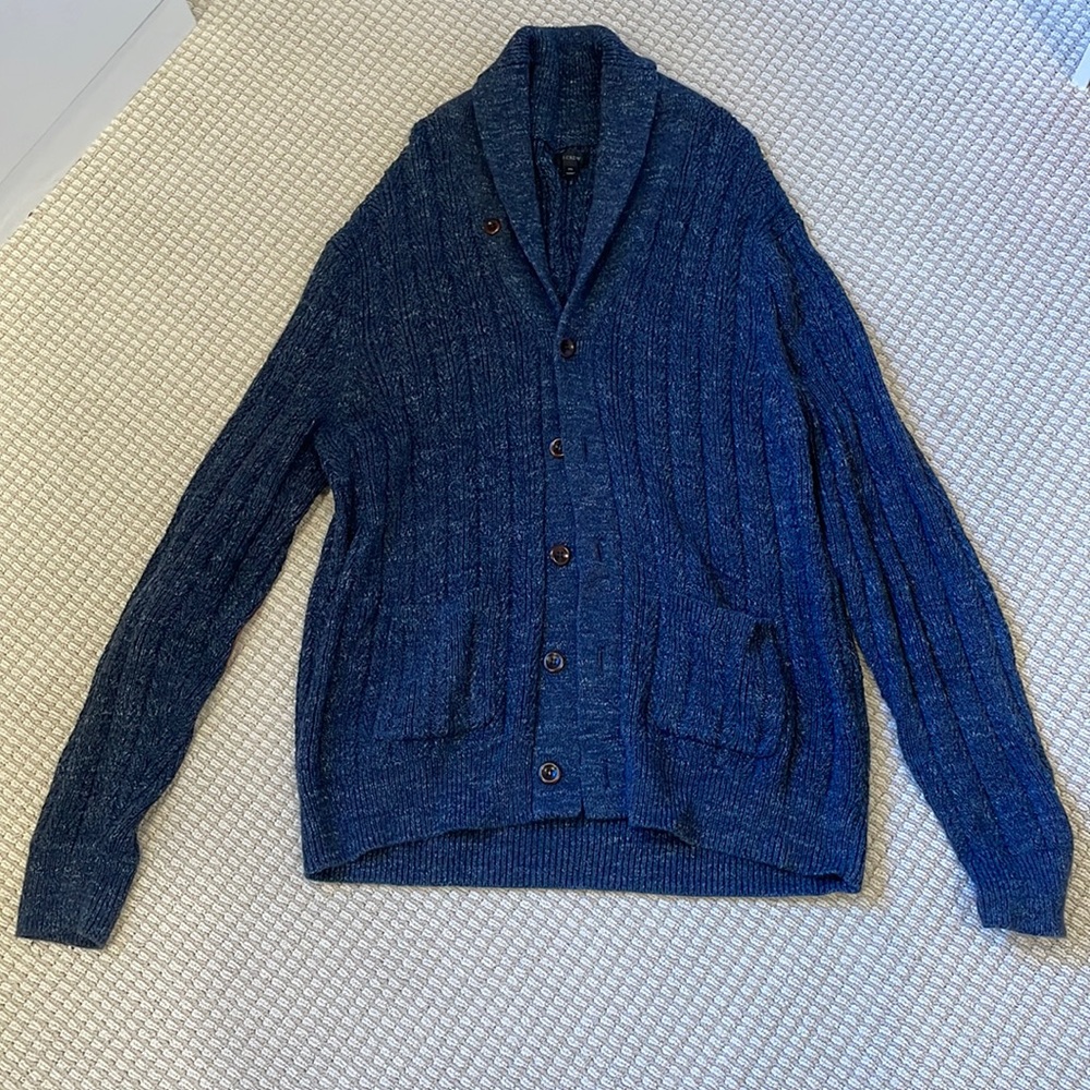 Jcrew Mens shawl collar sweater